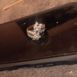 14k Gold And Diamond Ring