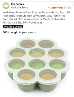 2 oz freezer trays for homemade baby food