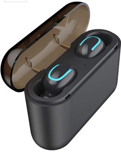 Xgody TWS Q32 Wireless Earphones True Wireless Headphones with Deep Bass Stereo Sound Bluetooth 5.0 Wireless Earbuds Built-in Mic in-Ear Headset Anti