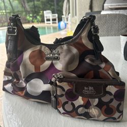 Coach Purse with Matching Wallet 