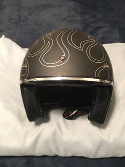 Street & Steel Brighton Inferno Motorcycle Helmet