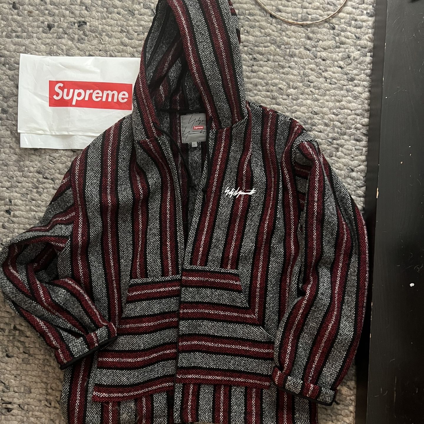 Supreme Yohji Yamamoto Zip Up Hoodie Size Large for Sale in