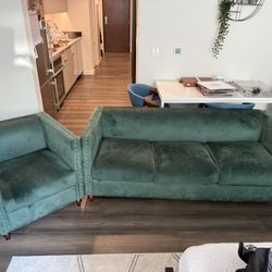 Couch & Armchair Set 