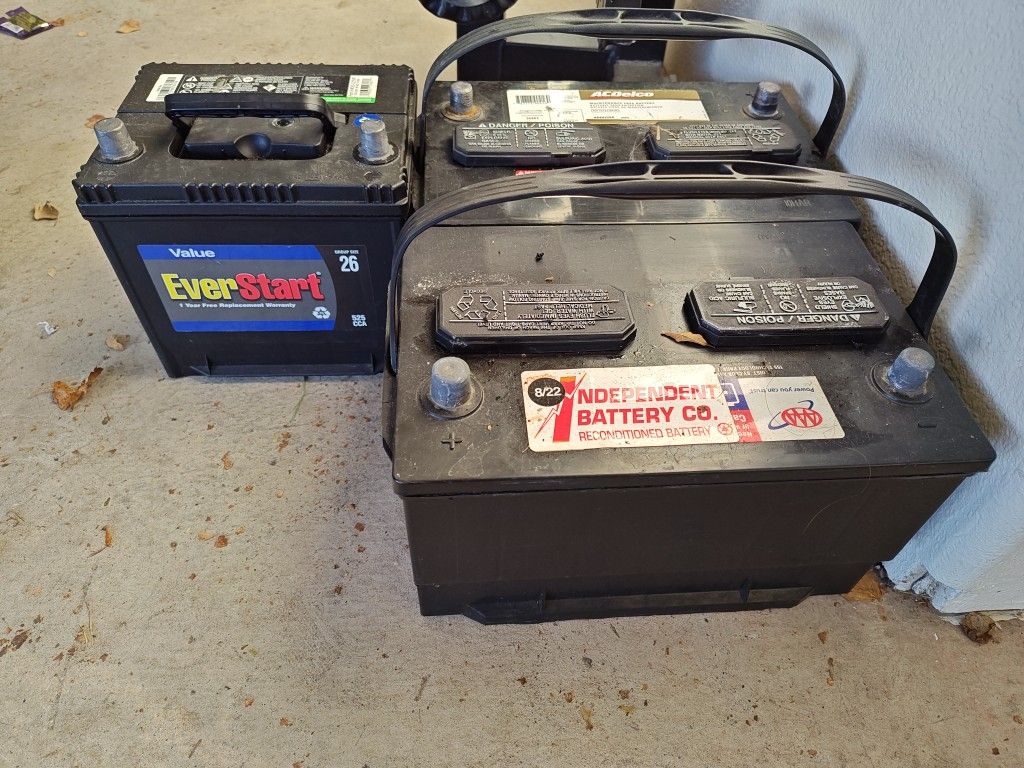 *Trading - 3 Good Car Batteries!! One Never Used!!