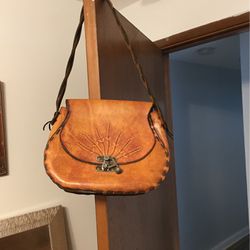Handmade Leather Boho Bag 