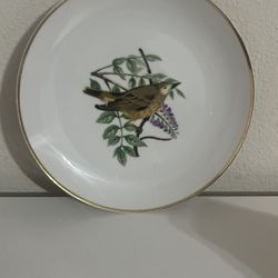 Decorative Plate Yellow Bird 