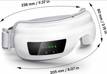 yoyomax Eye Massager with Heat, Sleep Eye Mask Massage with Bluetooth Music, Reduce & Relax Eye Strain, Dark Circles, Dry Eyes - Improve Sleep Ideal G