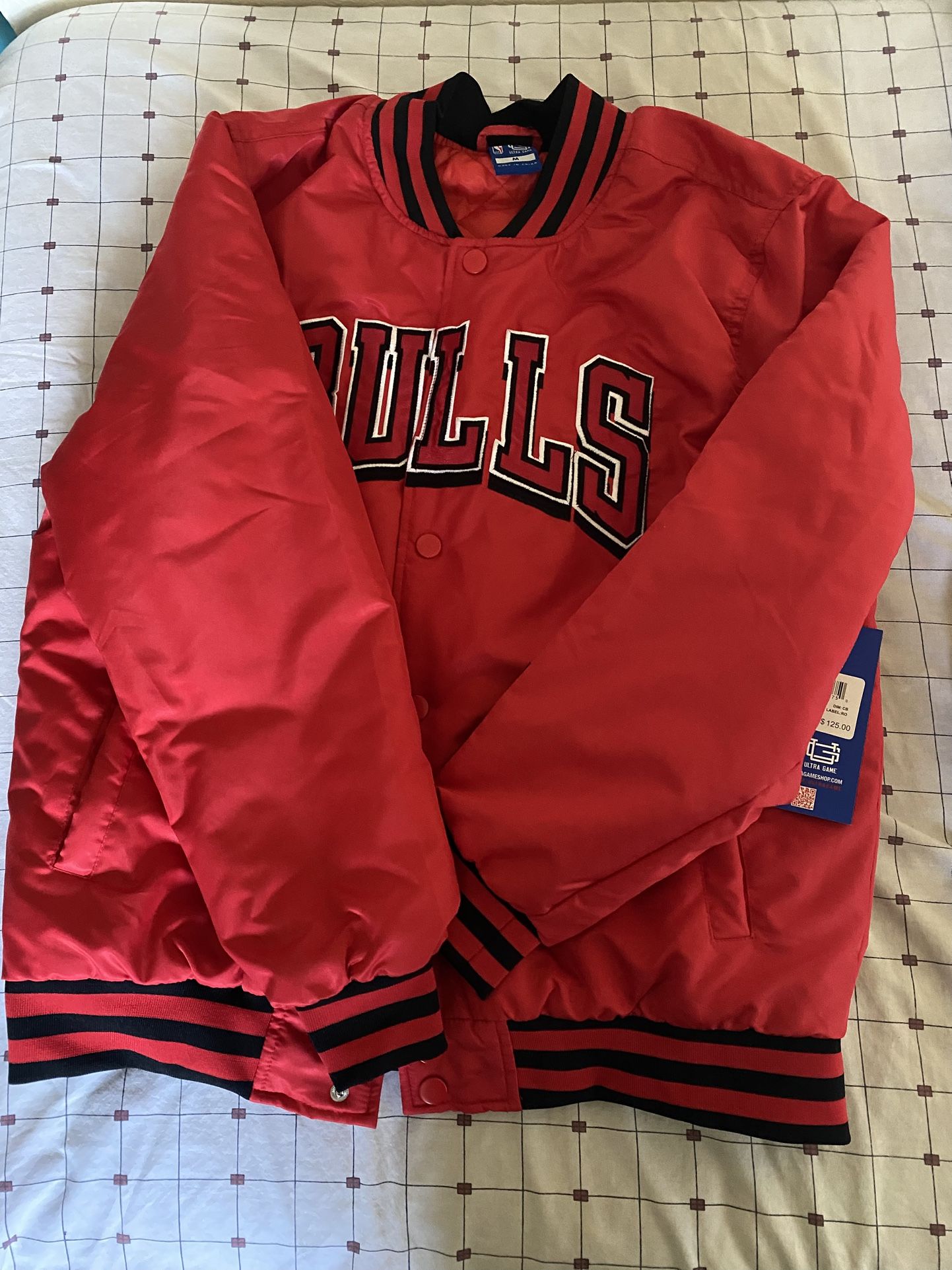 Men’s NBA Chicago Bulls Jacket Medium Size