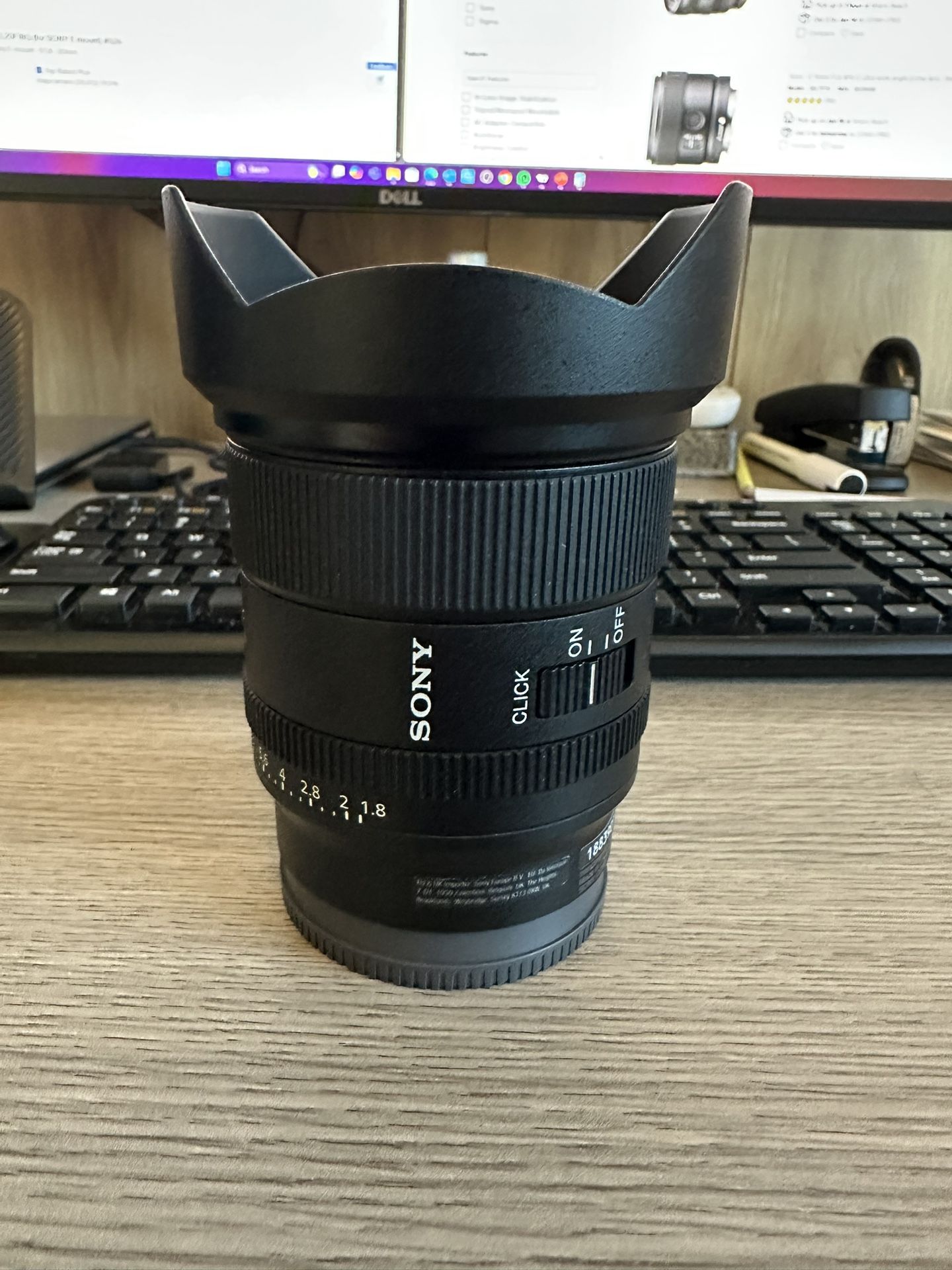 Sony FE 20mm F/1.8 G Ultra Wide Angle Lens For E-Mount