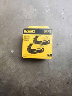 Dewalt 20v Batteries 4ah