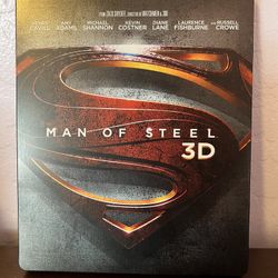 MAN OF STEEL 3D STEEL BOOK
