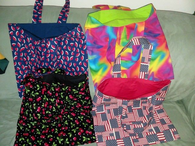 Homemade Shopping Or Gift Bags