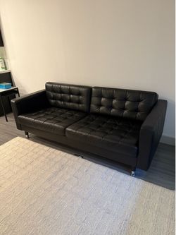 Black sofa