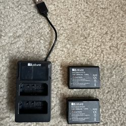 Loture Batteries With USB Cord 