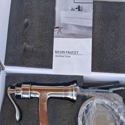 New Chrome Bathroom Faucet
