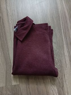 Burgundy Ribbed  Sweater