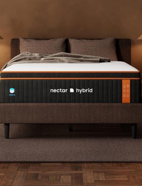 Nectar King Mattress In A Box Premier Cooper Hybrid  Hurry Last 10 In Stocks 