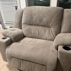 8574 York Fabric Recliner Chair 