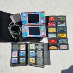 Kid's Pink Nintendo DS with 20 games