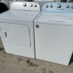 Whirlpool Washer And electric Dryer 