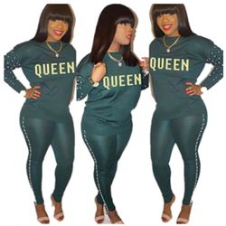 Sexy Green Queen outfit Medium
