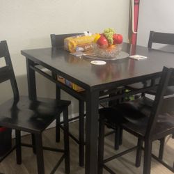 Bar Height Kitchen Table With Chairs