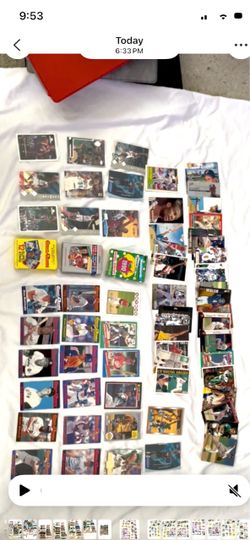 Big collection of very collectible sports trading cards. Baseball, NBA and football. Make reasonable offer.