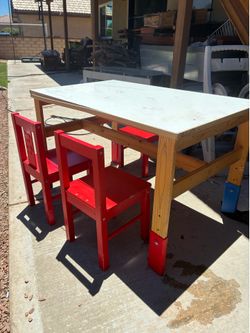 IKEA Kids Table & 3 Chairs Set