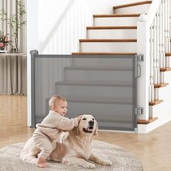NEW 55 X 34 RETRACTABLE SAFETY GATE