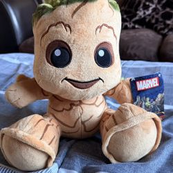 Official Marvel Guardians of The Galaxy Baby Groot Big Feet Plush 
