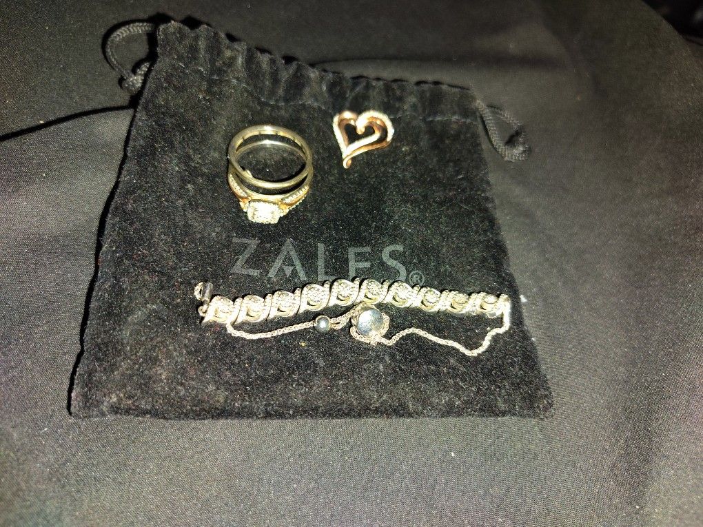 Zales Wedding Ring And Bracelet