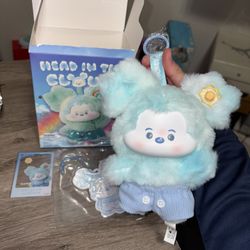 AUTHENTIC MINISO Disney Mickey Head in The Clouds Series Vinyl Plush - Sunny Sky