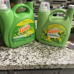 Gain Laundry Detergent And Softener Brand New