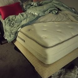 Full Pillow Top Mattress  And Box Spring