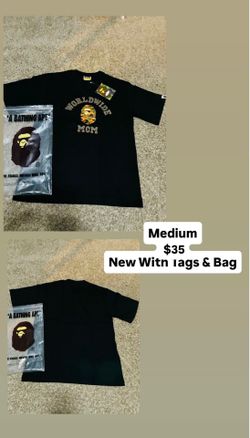 Medium black Mcm Bape shirt