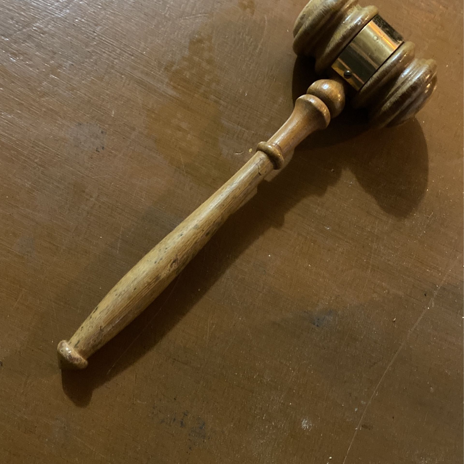 Wooden gavel