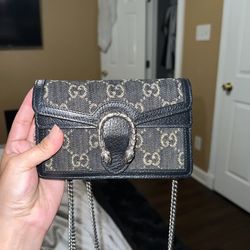 Gucci Dionysus GG Super Mini Bag in Black