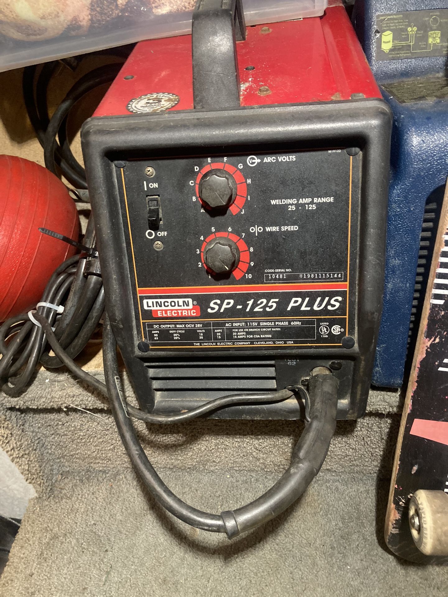 Lincoln MIG Welder SP-125 Plus