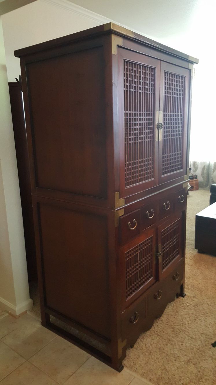 Korean TV cabinet armoire