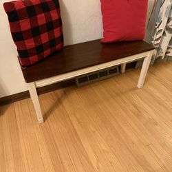 Wooden Bench check  more pictures  condition