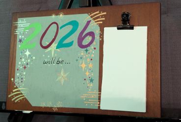 Customizable New Year Board