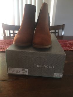 Maurices, booties, size 9.5, brand new.
