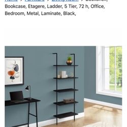 Bookshelf’s, Bookcase, Etagere, Ladder, 5 Tier