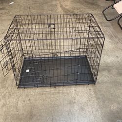 New Dog Crate For Medium Dogs Double Door Folding Dog  Crate 