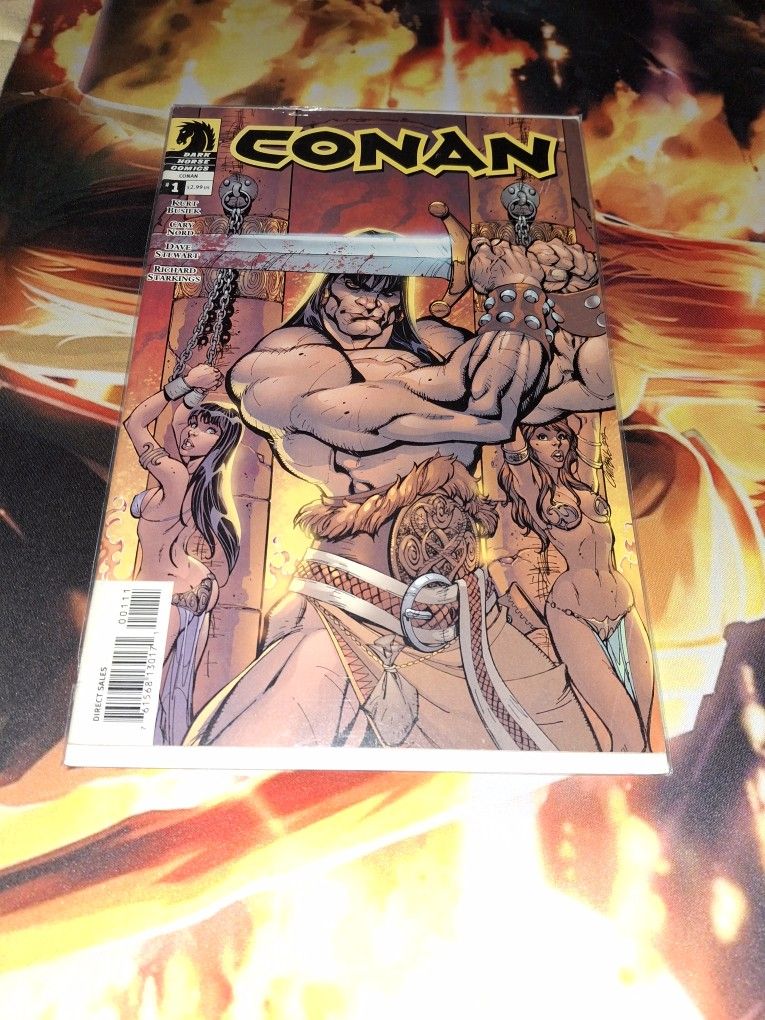 DARK HORSE COMICS 2005 CONAN ISSUE #1 COMICS...VERY FINE...BOARDED...KEPT IN A SMOKE FREE HOME...$10 FIRM...
