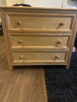 Solid wood dresser