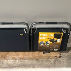 Cascade Mountain Tech Stadium Seats Pair - Lightweight Foldable