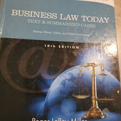 Business Law Today 10th Edition book