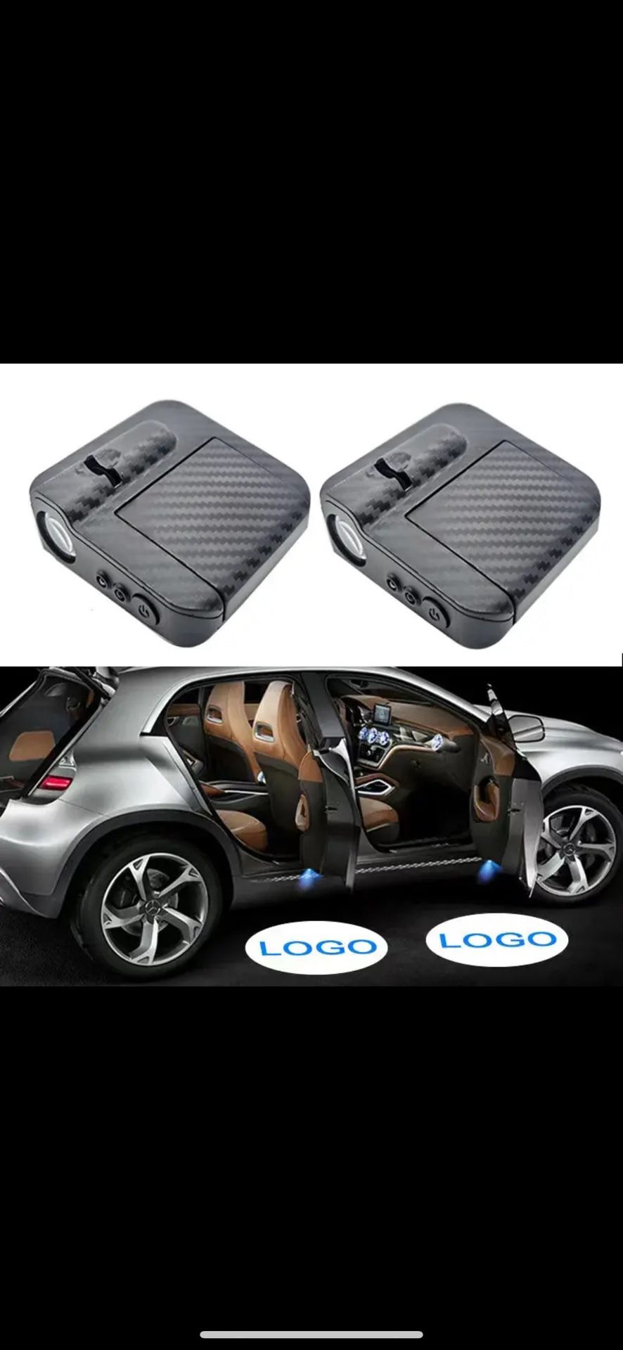 Car Logo Wireless Courtesy Car Door Projector LED Shadow Lights Lamp Car Accessories 