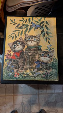 Vintage Kitten Print Wall art